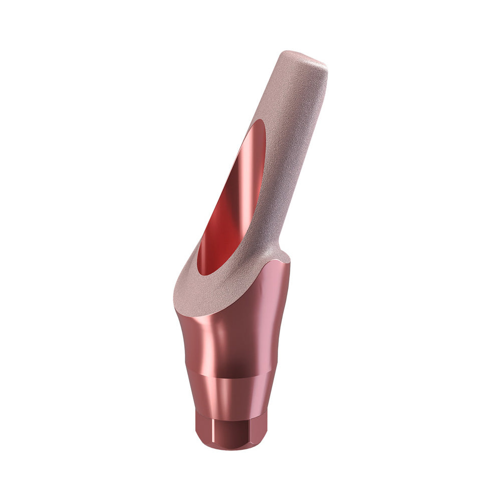 GENESIS ACTIVE™ TiPink 20° Angled Aesthetic Abutment, Concave Ø 3.5, 2.0 mm Cuff