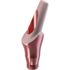 GENESIS ACTIVE™ TiPink 20° Angled Aesthetic Abutment, Concave Ø 3.5, 3.0 mm Cuff