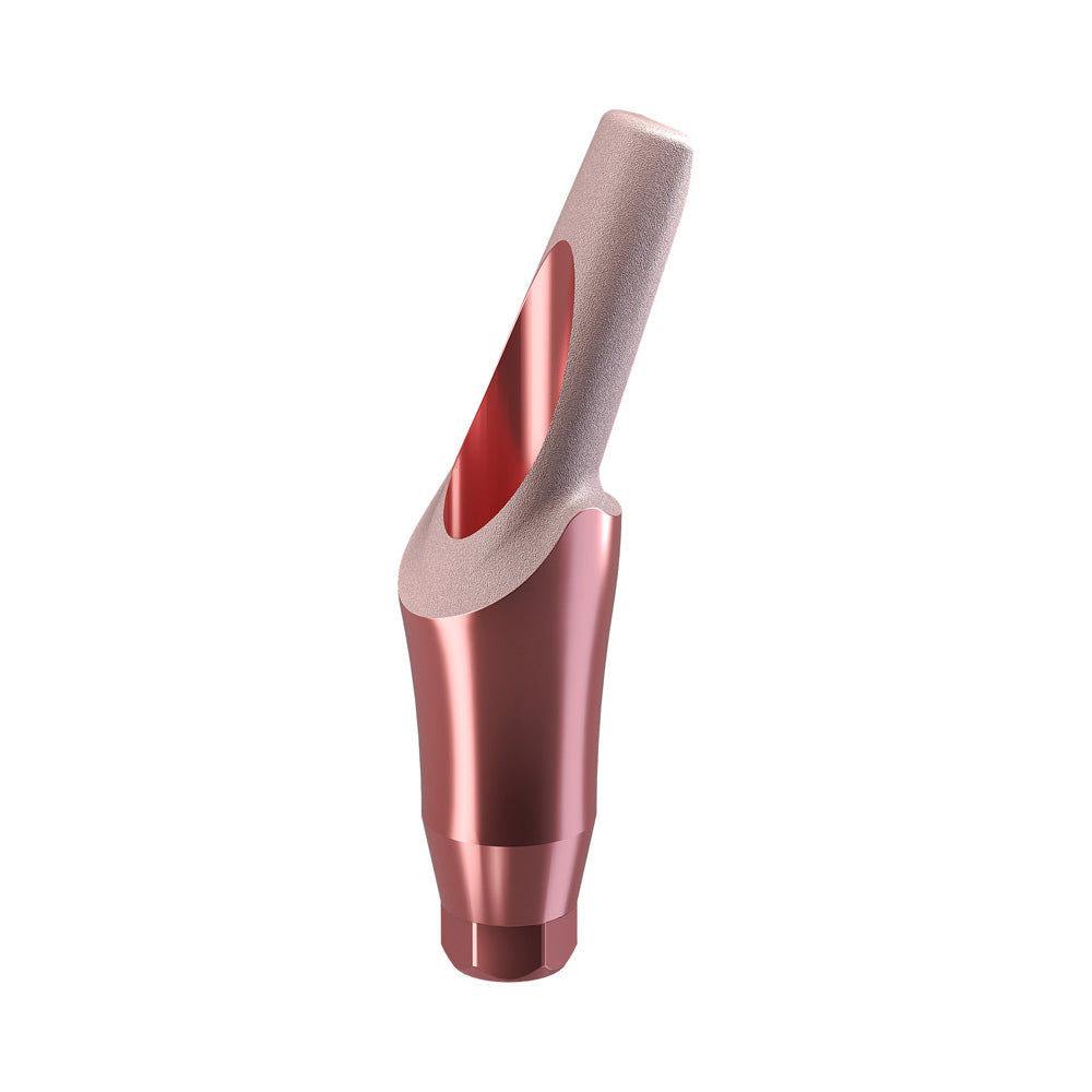 GA Conical TiPink 20° Angled Aesthetic Abutment Concave Ø3.5, 4.0mm Cuff
