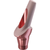 GENESIS ACTIVE™ TiPink 20° Angled Aesthetic Abutment, Concave Ø 4.5, 1.0 mm Cuff