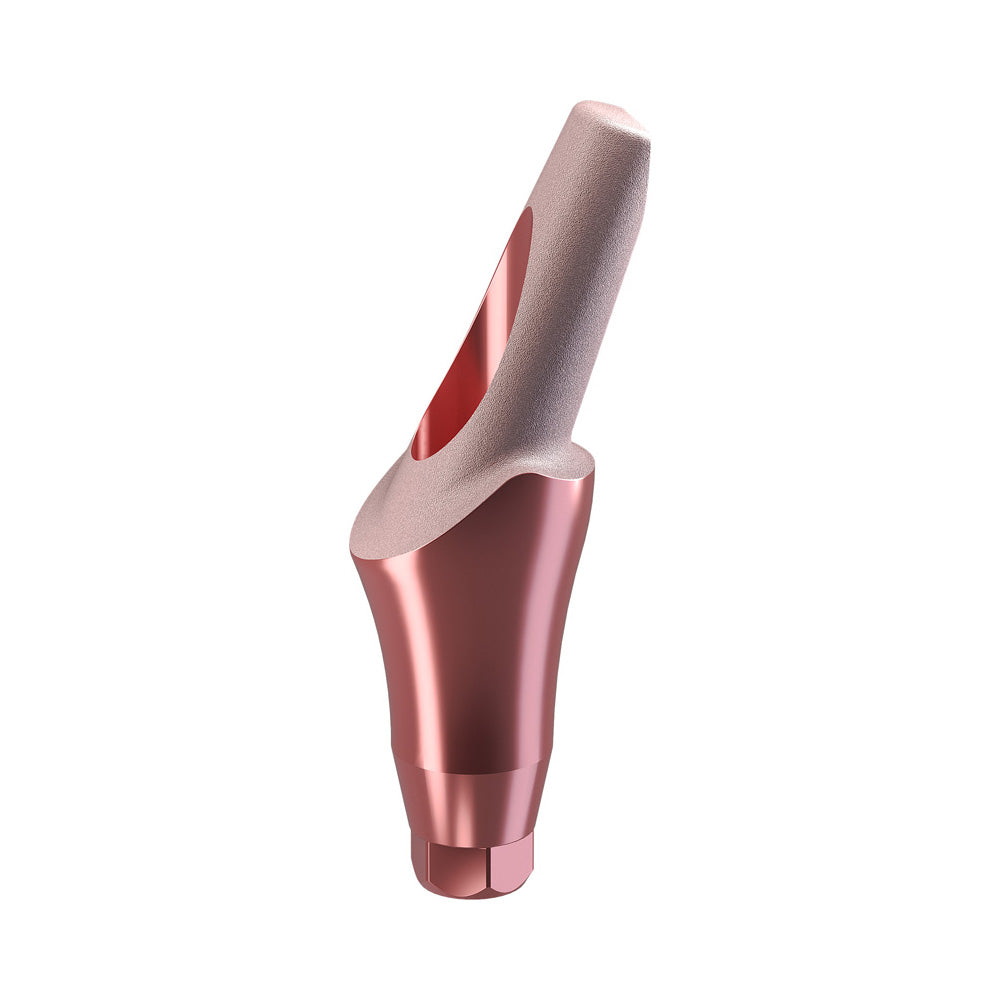 GENESIS ACTIVE™ TiPink 20° Angled Aesthetic Abutment, Concave Ø 4.5, 4.0 mm Cuff