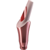 GENESIS ACTIVE™ TiPink 20° Angled Aesthetic Abutment, Concave Ø 4.5, 5.0 mm Cuff