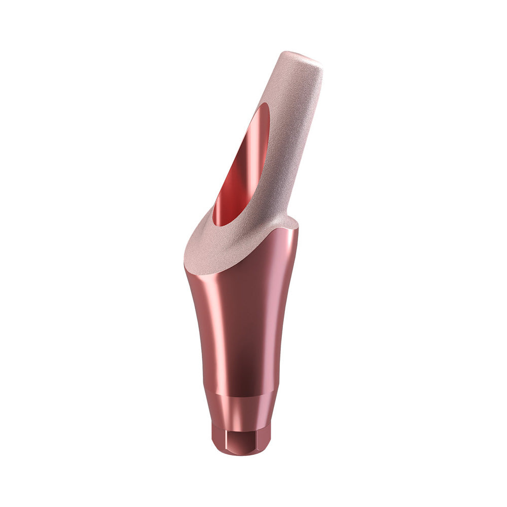 GENESIS ACTIVE™ TiPink 20° Angled Aesthetic Abutment, Concave Ø 4.5, 5.0 mm Cuff