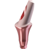 GENESIS ACTIVE™ TiPink 20° Angled Aesthetic Abutment, Concave Ø 6.0, 5.0 mm Cuff