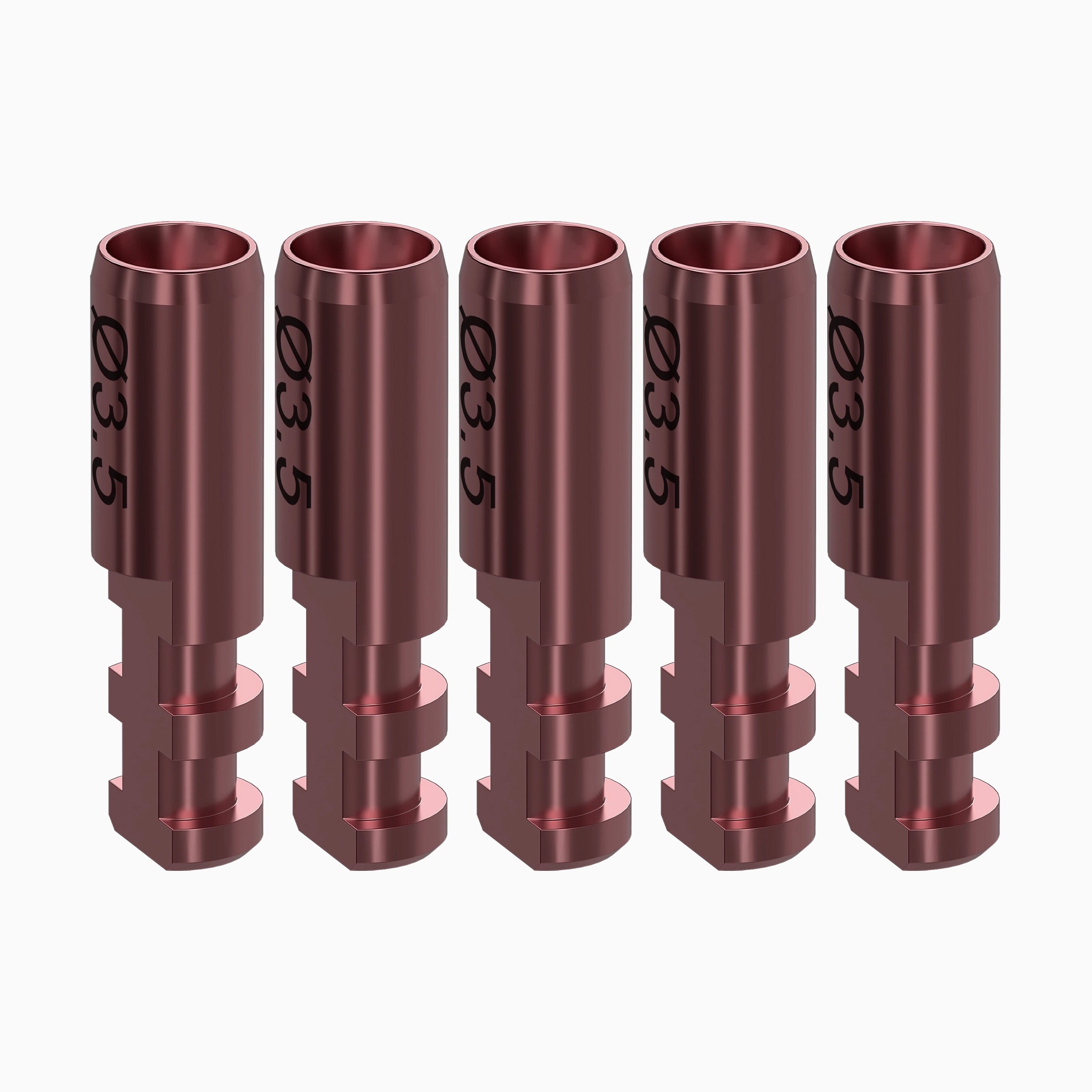 GENESIS ACTIVE™ Conical Implant Analog, Ø3.5 - (5 Pack)