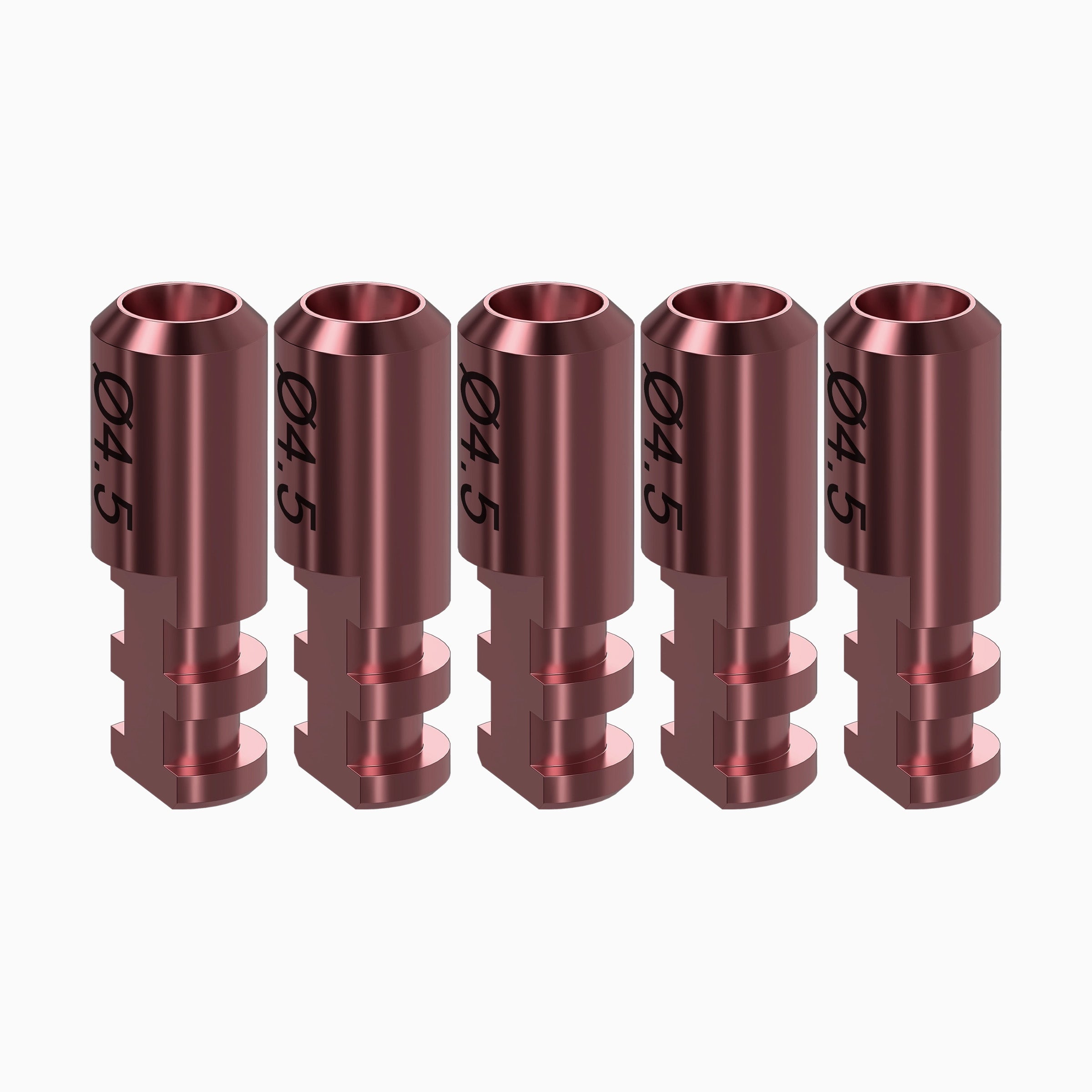 GENESIS ACTIVE™ Conical Implant Analog, Ø4.5 - (5 Pack)