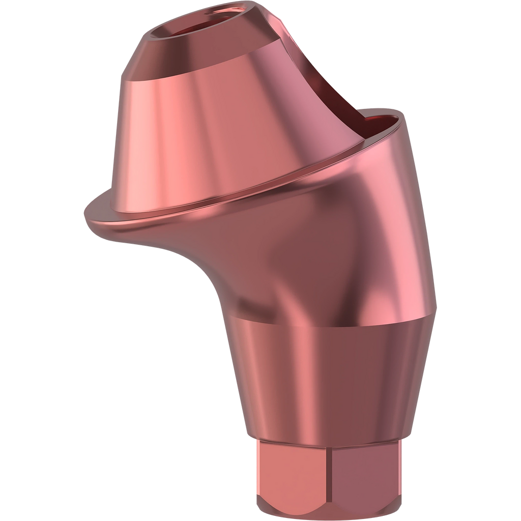 GENESIS ACTIVE™ 17° Angled Multi-unit Abutment, Concave, RP, 3.0 mm Cuff