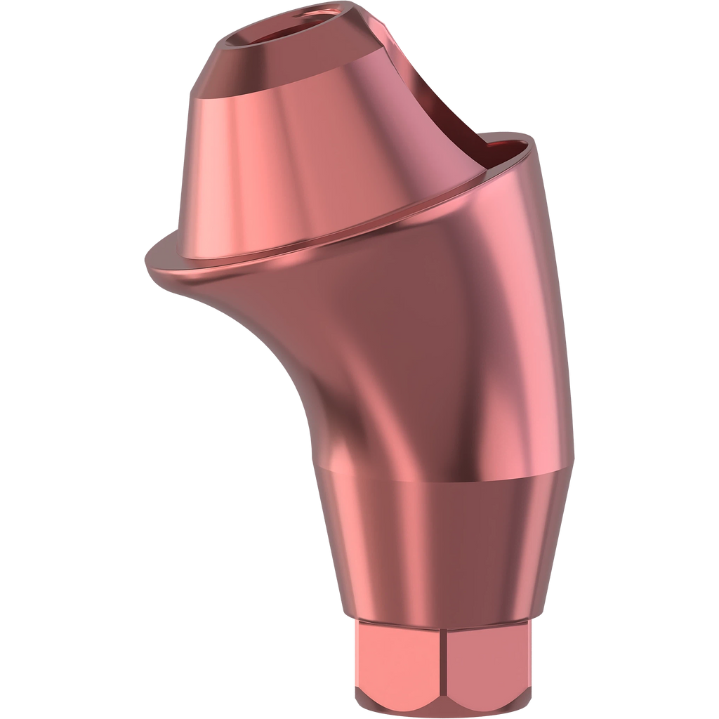 GENESIS ACTIVE™ 17° Angled Multi-unit Abutment, Concave, RP, 4.5 mm Cuff