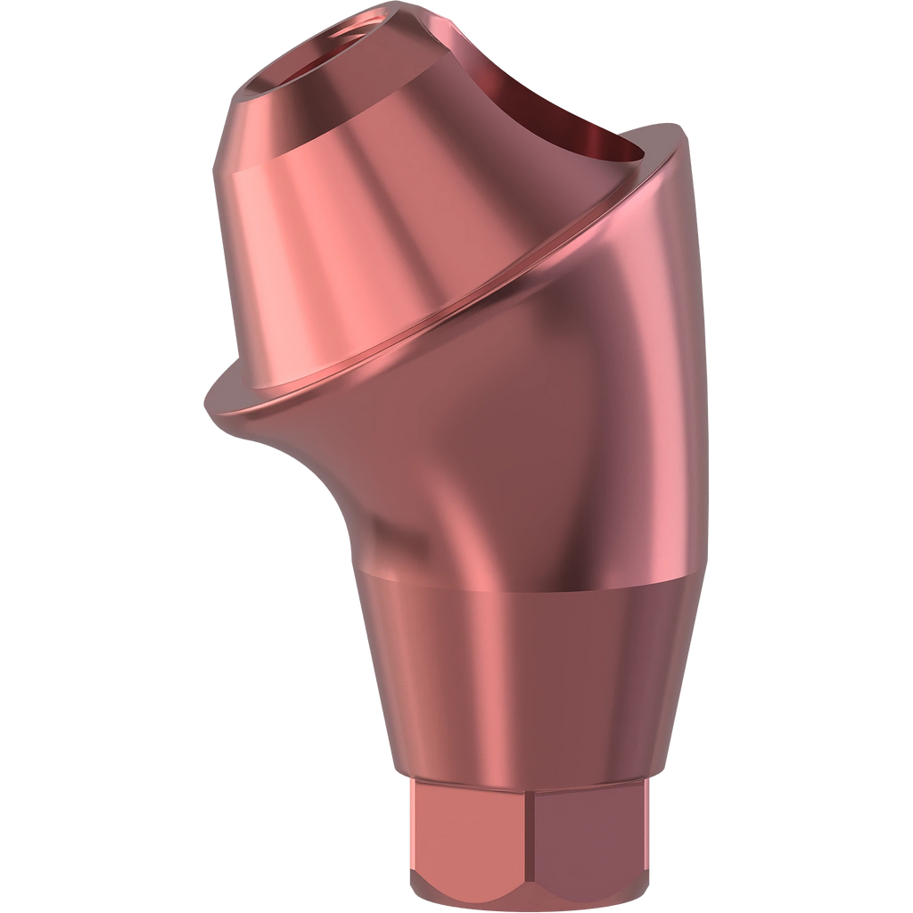 GENESIS ACTIVE™ 30° Straight Angled Multi-unit Abutment, Concave, RP, 4.0 mm Cuff