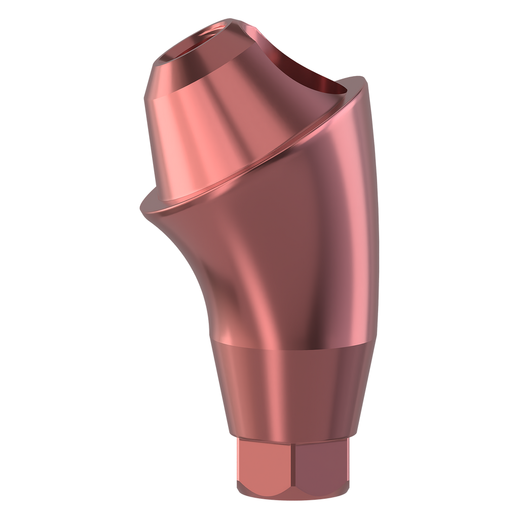 GENESIS ACTIVE™ 30° Straight Angled Multi-unit Abutment, Concave, RP, 5.0 mm Cuff