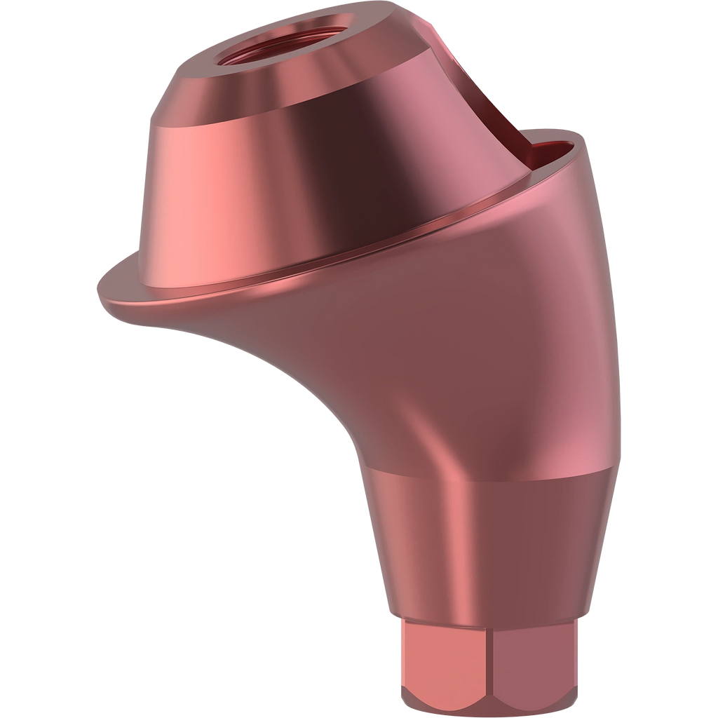 GENESIS ACTIVE™ 17° Angled Multi-unit Abutment, Concave, WP, 4.5 mm Cuff