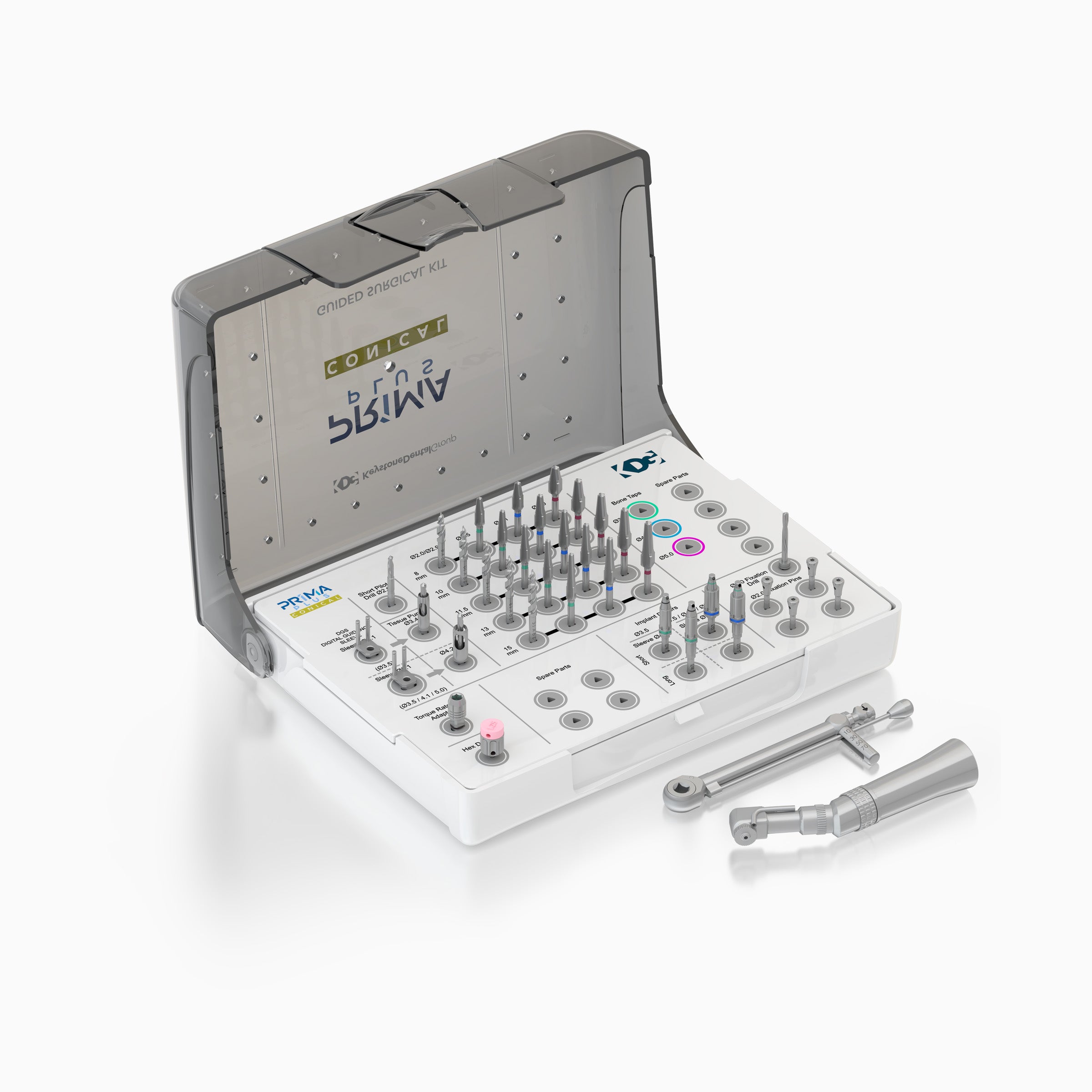 Prima Plus Conical Guided Surgical Kit, Complete