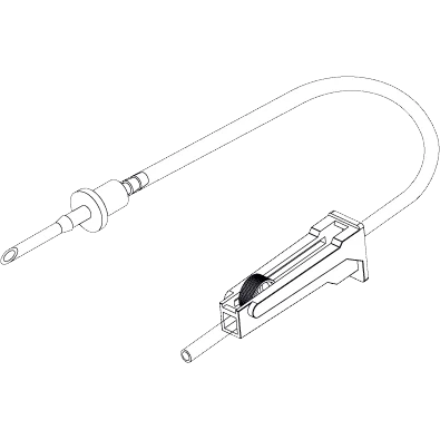 Irr Spike Assembly w/ Roller Clamp