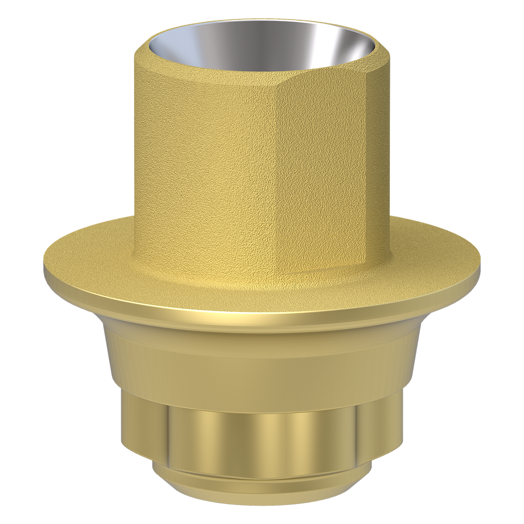 TiLobe ANGLEBase® Engaging,Ø5.0/5.5/6.0/6.5, 1.0Cuff, 4.0H