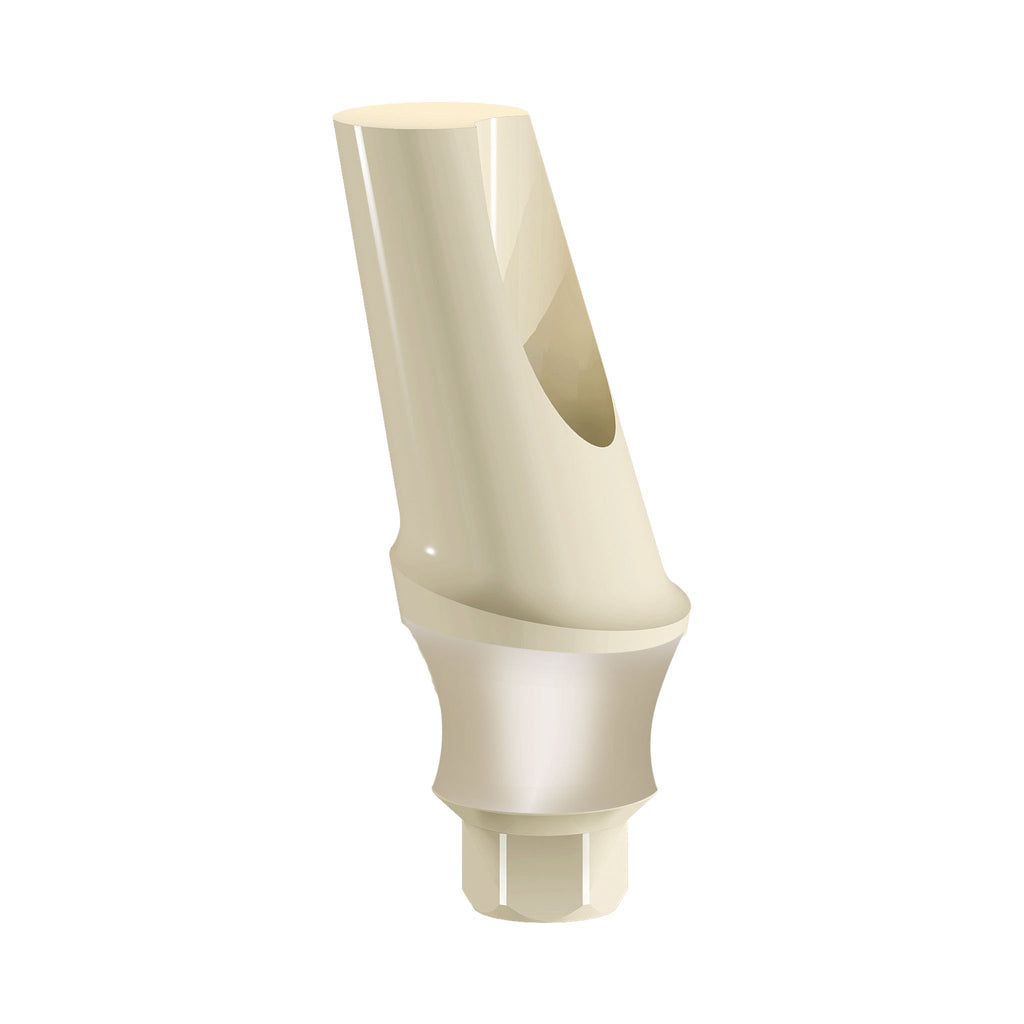 Paltop 15° Angled Anatomic Concave PEEK Temporary Abutment, SP, C 3.0 mm